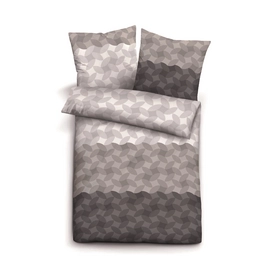 Bettwäsche Biberna Anna Taupe Mako-Satin