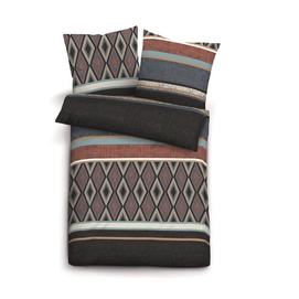 Bettwäsche Biberna Indie Bernstein Mako-Satin