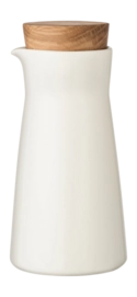 Melkkan Iittala Teema Met Houten Stop Wit 200 ml
