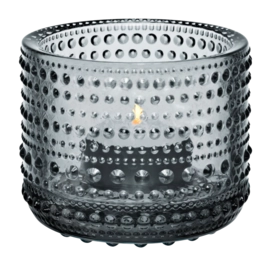 Tea Light Holder Iittala Kastehelmi Grey 6.4 cm