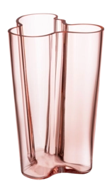 Vaso di vetro Iittala Alvar Aalto h 25,1 cm, Rosa Salmone