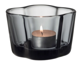 Tea Light Holder Iittala Alvar Aalto Grey 6 cm