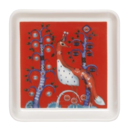 Dinerbord Iittala Taika Vierkant Rood (12 x 12 cm)