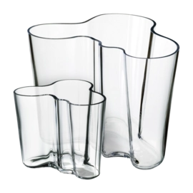 Vase Iittala Aalto Klar 16 + 9,5 cm (2er-Set)