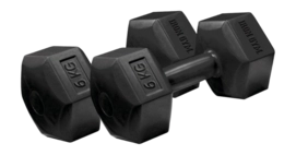 Halterset Iron Gym 2 x 6 KG Zwart
