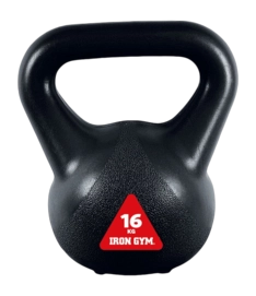 Kettlebel Iron Gym 16 KG Zwart