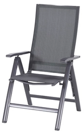 Tuinstoel Hartman Apollo Full Alu Recliner Grijs
