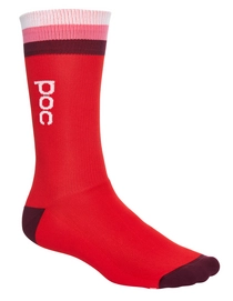 Fietssok POC Essential Mid Length Prismane Multi Red