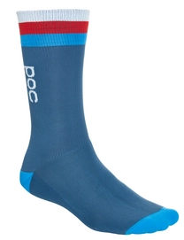 Fietssok POC Essential Mid Length Cubane Multi Blue