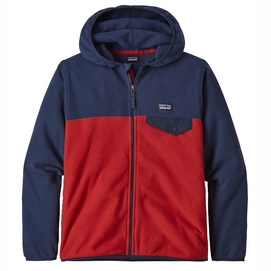 Vest Patagonia Boys Micro D Snap T Jacket Fire