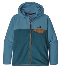 Sweatjacke Patagonia Micro D Snap T Jacket Pigeon Blue Jungen