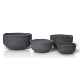 Vaas Blomus Planta Grau (set van 4)
