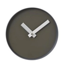 Klok Blomus Rim Tarmac Steel Gray 20 cm