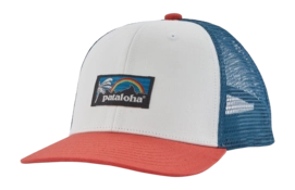Pet Patagonia Kids Trucker Hat Patalokahi Label Birch White
