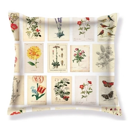 Sierkussen Pip Studio Botanical Paper White Katoen (45 x 45 cm)