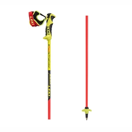 Bâtons de ski Leki Worldcup Racing Comp Jr Neon Red-100 cm