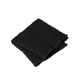 Guest Towel Blomus Caro Black (2-Piece, 30 x 30 cm)