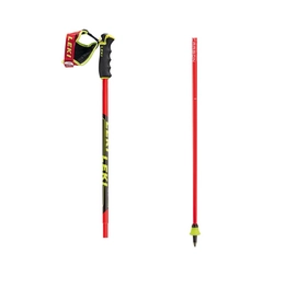 Bâtons de ski Leki Venom GS Neon Red Neon Yellow Black