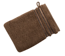 Washcloth Vossen Cult De Luxe Nut Brown (Set of 6)