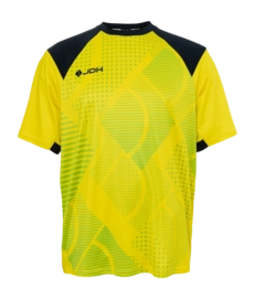 Keepersshirt JDH Kids Carbon Junior Goalie SS Shirt Bright Yellow
