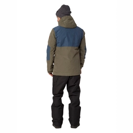 Ski Jas Protest Men Slice Gravel Green