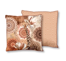 Coussin Décoratif HIP Rivkah Marron(48 x 48 cm)