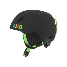 Skihelm Giro Launch Matte Black Wild Kids
