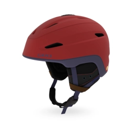 Skihelm Giro Zone MIPS Matte Dark Red Midnight Stripe Damen