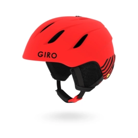 Skihelm Giro Nine Jr MIPS Matte Bright Red Zoom
