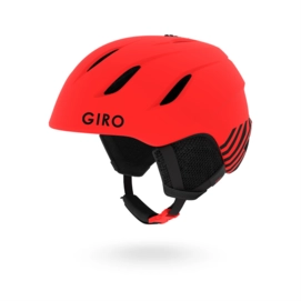Skihelm Giro Nine Jr Matte Bright Red Zoom Kinder