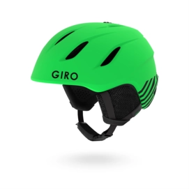 Skihelm Giro Nine Jr Matte Bright Green Zoom