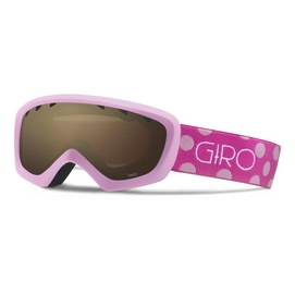 Giro Youth Chico Pink Magenta Dots Amber Rose Skibril