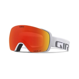 Skibril Giro Contact White Wordmark Vivid Ember /Vivid Infrared
