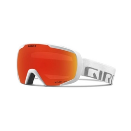 Skibril Giro Onset White Wordmark Vivid Ember