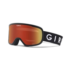 Skibrille Giro Roam Black Amber Scarlet / Yellow