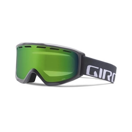 Skibril Giro Index Titanium Wordmark / Loden Green