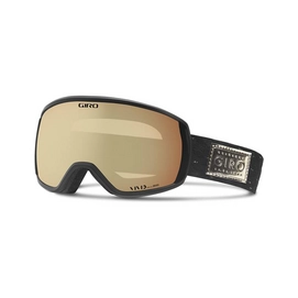 Skibrille Giro Facet Black Gold Shimmer Vivid Copper Damen