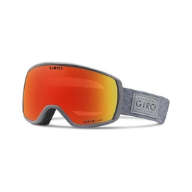 Skibril Giro Facet Titanium Shimmer Vivid Ember