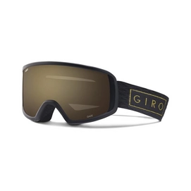 Skibril Giro Gaze Black Gold Bar Amber Rose