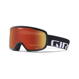 Masque de Ski Giro Cruz Black Wordmark Amber Scarlet