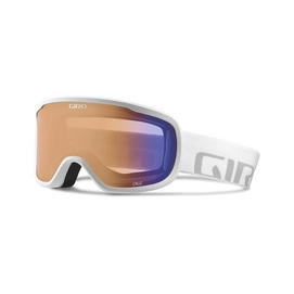 Masque de Ski Giro Cruz White Wordmark Persimmon Boost