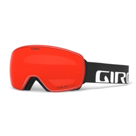 Skibril Giro Agent Black Wordmark Vivid Ember / Vivid Infrared