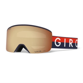 Skibril Giro Axis Midnight / Red Throwback Vivid Copper / Vivid Infrared