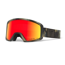 Skibrille Giro Blok After Bang Grün Vivid Ember Herren