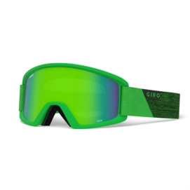 Skibrille Giro Semi Bright Green Peak Loden Green / Yellow Kinder