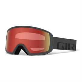 Skibril Giro Scan Grey Wordmark Amber Scarlet