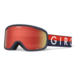 Skibrille Giro Roam Midnight / Red Throwback Amber Scarlet / Yellow Herren