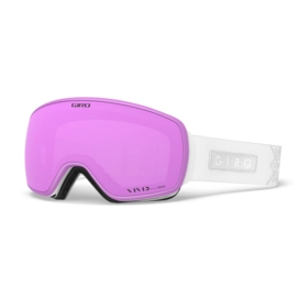 Skibril Giro Eave White Velvet Vivid Pink / Vivid Infrared