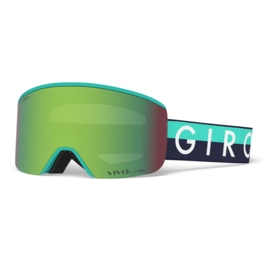 Skibril Giro Ella Glacier Throwback Vivid Emerald / Vivid Infrared