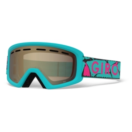 Skibrille Giro Rev Glacier Rock Amber Rose Kinder